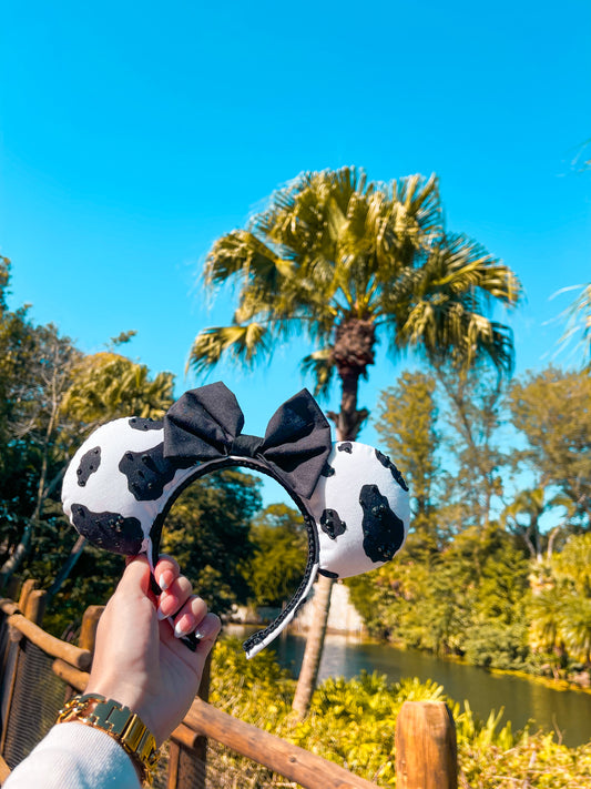Cow Print Mouse Ears
