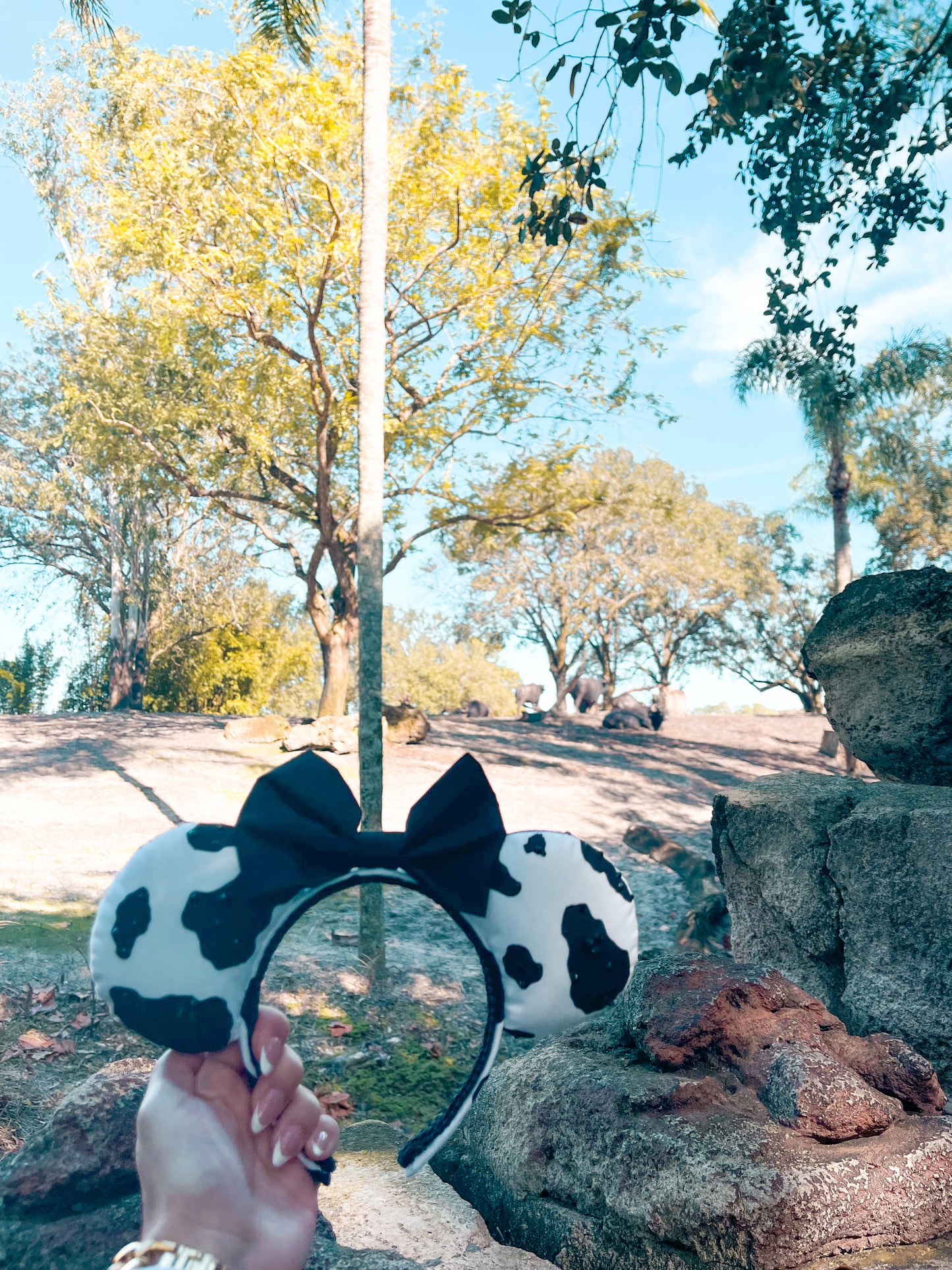 Cow Print Mouse Ears