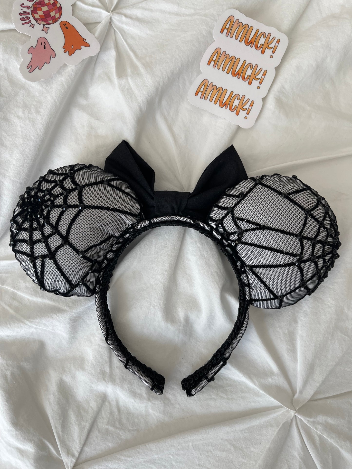 Spooky Web Mouse Ears