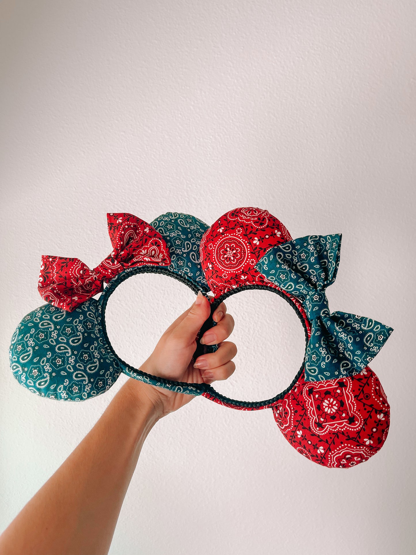 Cowgirl Red Bandana Mouse Ears