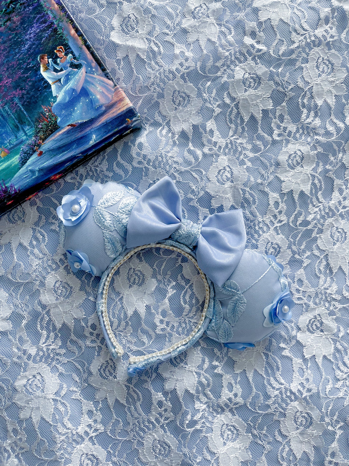 Blue Princess Mouse Ears Headband