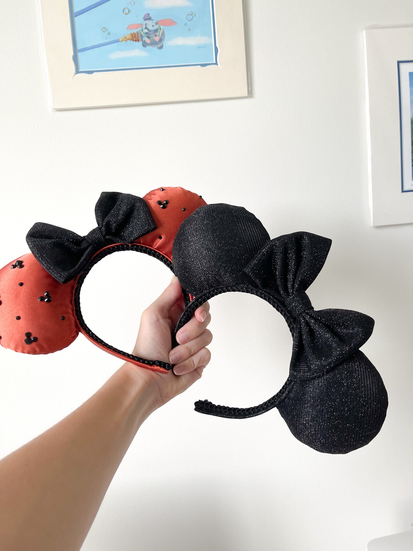 Orange Spooky Mouse Ears