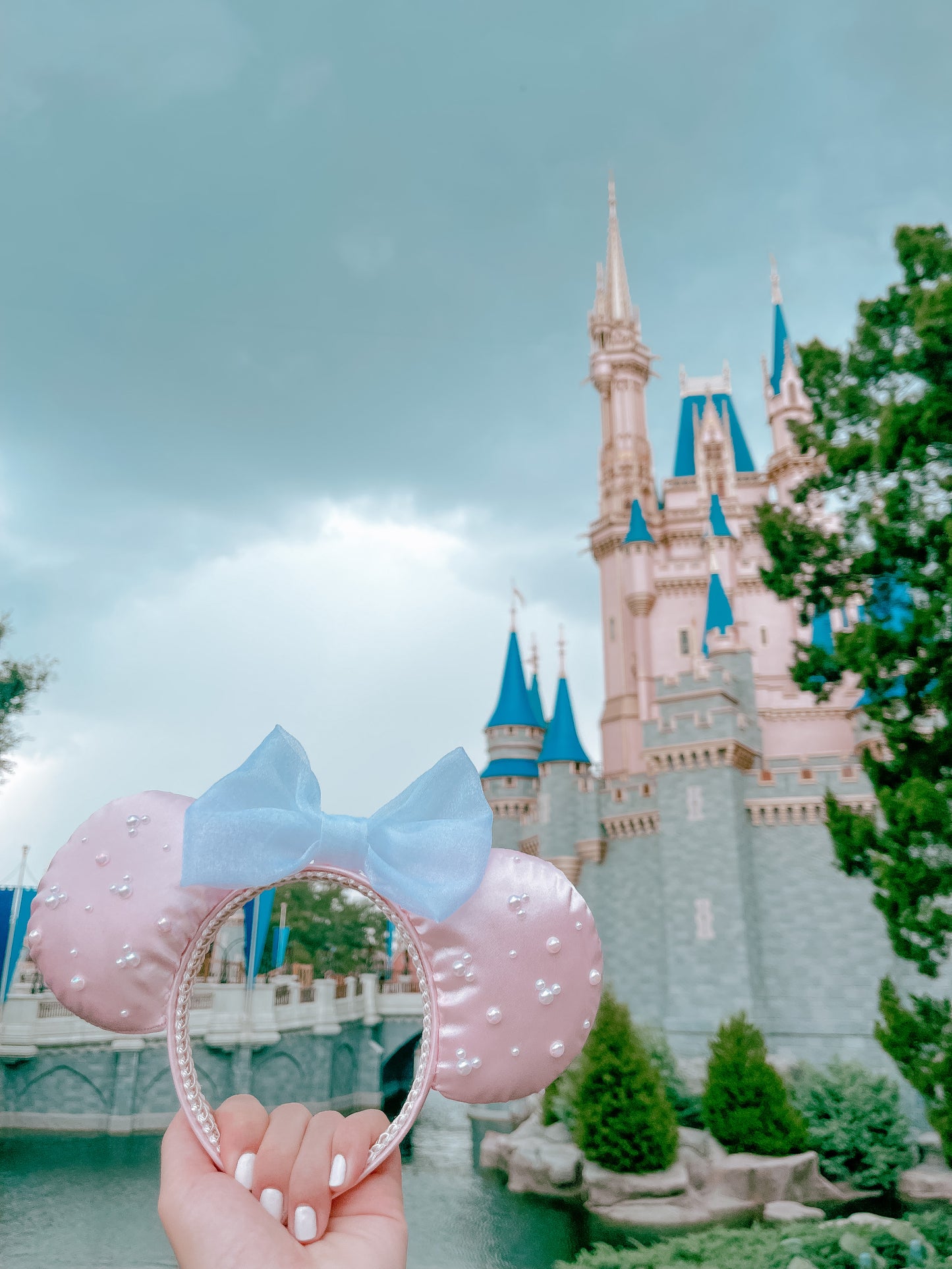 Pink and Pearl Mouse Ears