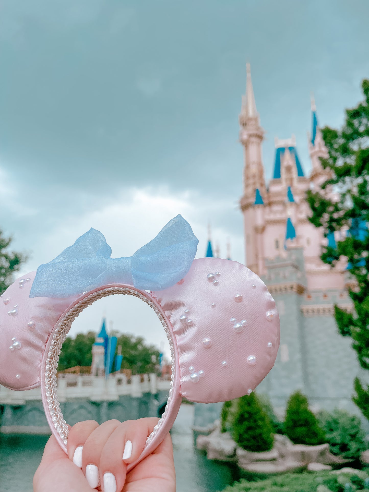 Pink and Pearl Mouse Ears